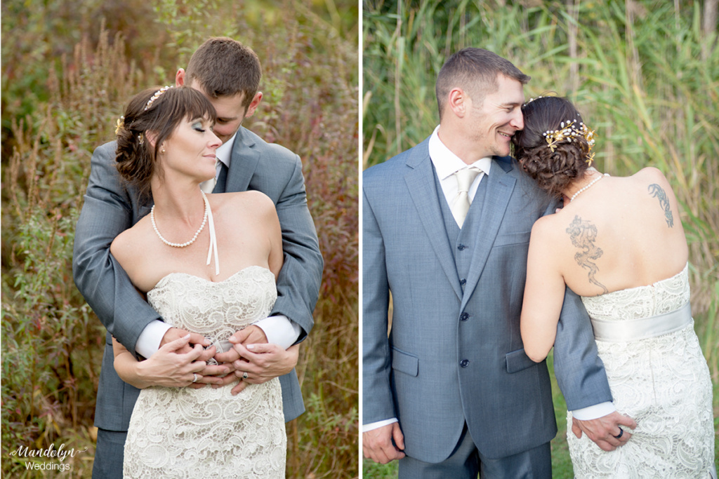 Bride and groom couples portraits. 